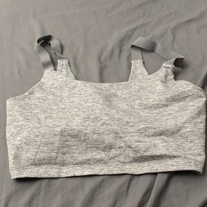 Gray Heather Seamless Sports Bra